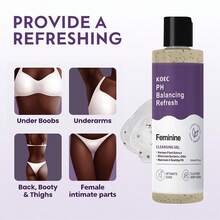| Refresh PH Balancing Shower Gel - Natural Feminine Hygiene Solution For Gentle Cleansing, Odor Control, And Skin Nourishment - PH-Balanced Formula For All Skin Types - Default - View 1