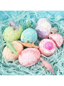 6pcs Plant-Based Cleansing Bath Fizzers, Fragrant & Moisturizing, Long-Lasting Floral Scent, Perfect Unique Gift For Skin - 6PCS - View 4