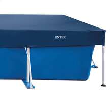 Intex Rectangular Pool Cover, Measures 4.60 X 2.26 M Diameter, Includes Drawstring And Drainage Holes, 20 Cm Overhang, Dark Blue, Pool Cover, Rectangular Tarpaulin ✅ 24/48h Delivery To Mainland Spain - 4,60x2,26 M - View 6