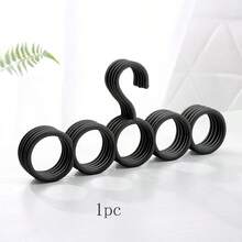 1 chiếc móc treo khăn đa năng, móc treo quần áo 5 tầng bằng nhựa chống trượt, giá đựng khăn. - Nhiều màu - Xem 12