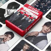 B/T/S V JHOPE 收藏相卡套組－粉絲自製剪貼簿套組，生日禮物交易卡展示盒、書籤套組，情人節收藏卡小禮物熱門組合支撐卡 - 彩色 - 查看 2