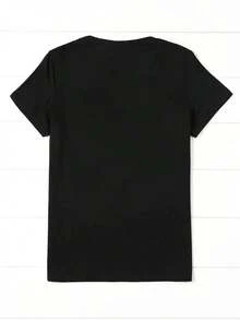 La camiseta de mujer Howell de edición limitada casual y versátil. Tiene un estilo musical y adecuado para el verano. cómoda y elástica, una camiseta de manga corta para mujer de talla, disponible en tallas 1XL-5XL. Algodón ligero. - Blanco - Ver 7