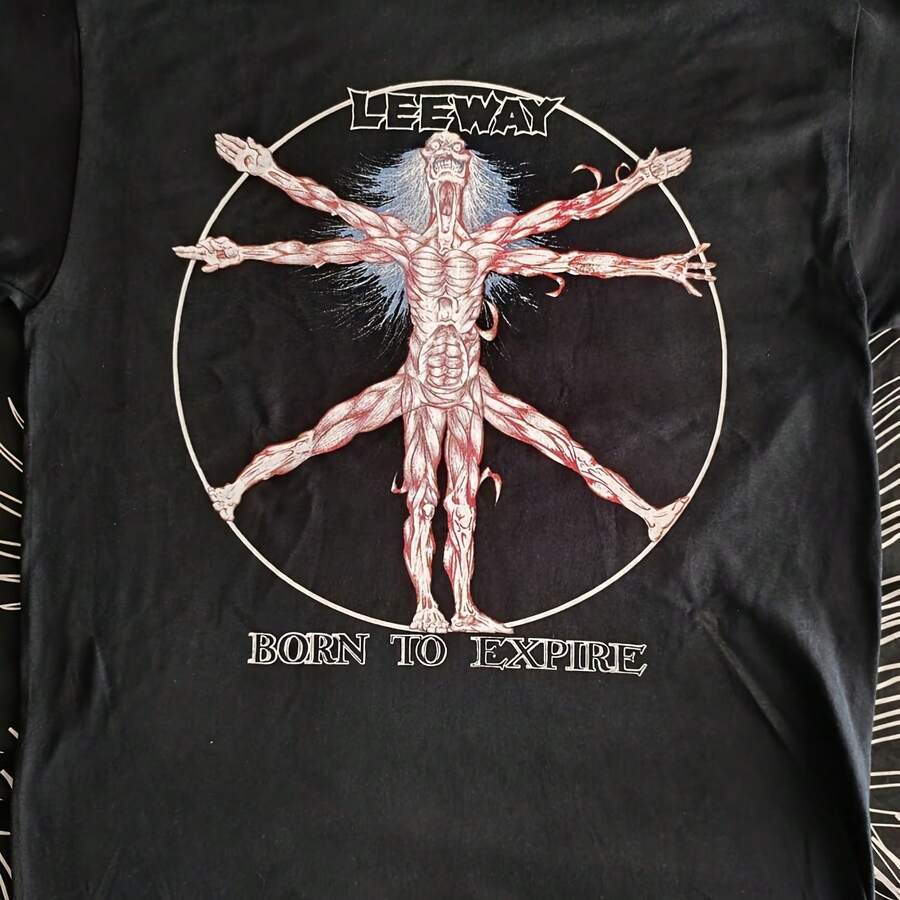 Leeway Born To Expire Album Band Tour Gift For Fan S To 5XL T-Shirt - Negro - Ver 1