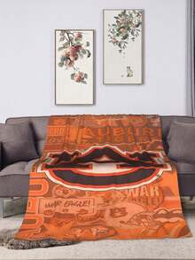 Auburn Merch Tigers Throw Blanket Warm Blankets Breathable Air Conditioner Blanket For Car Classic Outdoor Blankets For Picnic For All Season - màu đen - Xem 6