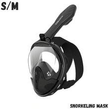 Silicone Full Face Diving Mask, Dry Diving Mask, Detachable Portable Diving Mask With Camera Mount, Suitable For Travel, Beach Essentials, Beach Accessories, Pool Float - Black - View 9