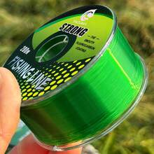 200M-218 yardas Línea de pesca verde marina con revestimiento suave de fluorocarbono - Verde - Ver 6