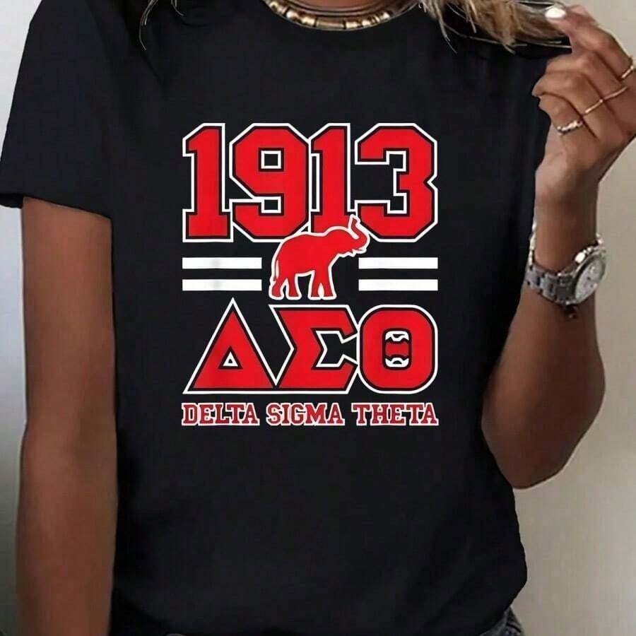 1 Piece Vintage T-Shirt The BadSt Est 1913, Retro Graphic T-Shirt Established In 1913, Thick Fabric, Plus Sizes Up To 5XL, 180g 100% Cotton - 黑色 10 - 查看 1