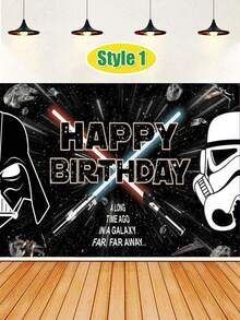 Hasbro 这款色彩鲜艳的主题生日背景横幅，以标志性人物、星舰和喜庆的“生日快乐”字样为特色。采用轻便耐用的面料制成，并采用防褪色、高清印刷技术，这款抗皱背景横幅易于悬挂和重复使用。 - Silver-2pcs - 查看 14