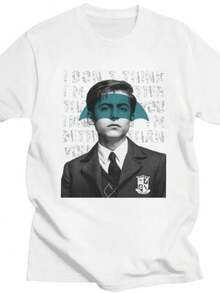 Women's T-Shirts 2026 Custom The Umbrella Academy Tshirts For Men Women Short Sleeve T Shirt Fashion T-Shirt Slim Fit Pure Cotton Tee Gift - 白色 - 查看 1