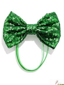 1 pièce Bandeau à nœud mignon pour animal de compagnie, assorti pour chiot heureux, vêtements pour chien, accessoires de photo et de costume adorables et amusants pour chien/chat, coiffe décorative douce et respectueuse de la peau pour la photographie d'animaux de compagnie et les fêtes, pleine d'ambiance de Noël/anniversaire/Saint-Valentin/rendez-vous - Multicolore - Voir 4
