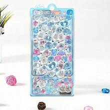 Hình dán đá quý pha lê hoạt hình 3D dễ thương - Hình dán dập nổi đơn giản và dễ sử dụng, phù hợp cho điện thoại, bình nước và sổ tay, với các họa tiết động vật và trái tim đáng yêu, hoàn hảo cho việc trang trí sáng tạo. - Nhiều màu sắc (kiểu dáng/bao bì ngẫu nhiên) - Xem 5