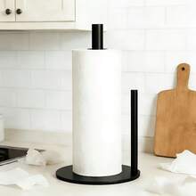 Various Styles Of Stainless Steel Paper Towel Holders, Designed For Kitchen Use. These Paper Towel Racks Help Organize Paper Towel Usage And Come With Weight Support Mechanism For Convenient Use. Sold In Box Packaging - Multiple Styles - View 7