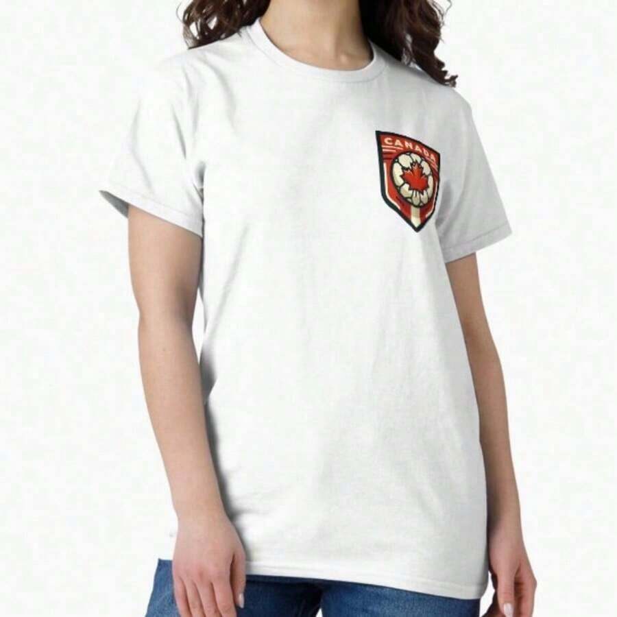 Camiseta: ¡Lo importante es divertirse! Camiseta Clásica Hearts Of Banderas Mundial 2026 - Blanco 12 - Ver 1