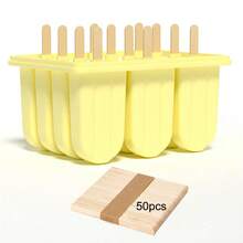 12pcs Silicone Ice Pop Mold, Suitable For Homemade Ice Cream Popsicles, Creative Ice Cream Cone Mold, DIY Ice Pops And Ice Cubes - Multicolor - View 15