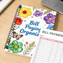 Cuaderno de 63 páginas para registro de facturas del hogar, registro de gastos, gestión financiera, seguimiento de ingresos y gastos, adecuado para uso doméstico, escolar y empresarial, compatible con seguimiento de gastos diarios, resumen financiero mensual, análisis de ingresos y gastos, control presupuestario - A5 - Ver 3