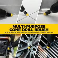 6Pack Drill Brush Power Scrubber Cleaning Brush Extended Long Attachment Set All Purpose Drill Scrub Brushes Kit For Grout, Floor, Tub, Shower, Tile, Bathroom Scrub Brush Blue - Blue - 查看 4