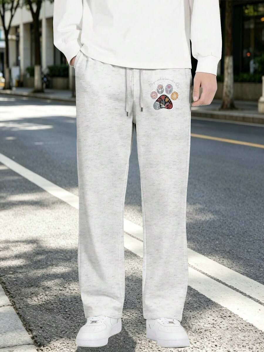 Men Pants - Light Grey - View 1