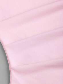 Vestido ceñido sexy con volantes asimétricos en los hombros, que cincha la cintura y tiene una silueta favorecedora, falda mini elegante francesa - Rosa Pálido 2 - Ver 6