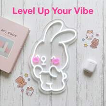 1 Peça Sinal de Néon com Formato de Raposa Fofo, Luz de Néon LED Multicolorida Alimentada por USB, Luz Decorativa de Parede para Quarto, Sala de Jogos, Sala de Homens, Sala de E-Sports, Decoração de Quarto Personalizada e Moderna, Arte de Parede de Jogador, Lâmpada Noturna Perfeita, Presente de Aniversário, Presente de Festival para Crianças, Meninos, Adolescentes, Fãs de Animais, Amigos e Família - luz policromática - Visão 11
