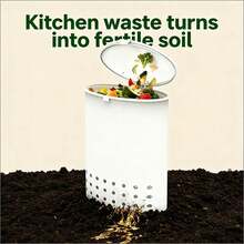 Outdoor Composting Bins, Compost For Garden And Fermentation Tools For Converting Kitchen Waste Into Fertilizer, Are Gardening Tools That Enrich Soil Both Indoors And Outdoors. The Creative Design Of These Tools Is Simple To Install And Operate. - Multicolor - View 3