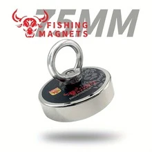 75mm Super Strong Salvage Magnet, Easily Handle River, Freshwater Magnetic Fishing, Item Retrieval, Salvage, Recovery - 75mm/2.95inch - View 3