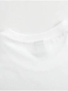Camiseta de mujer con estampado de frutas de tequila - Camiseta casual de manga corta y cuello redondo, decorada con motivos de tequila, lima, hoja de tequila y cactus, suave y cómoda, diseño corto adecuado para el verano, ropa temática lavable a máquina. - Blanco - Ver 7