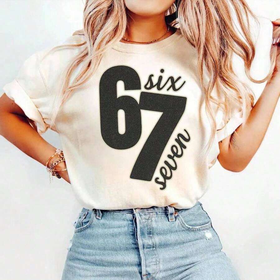 1 Piece Funny T-Shirt With "Let's Get Meme" Meme Print - 100% Cotton, Short Sleeve, Casual Crew Neck, Simple Y2K Style With Letter Print, Streetwear, Soft T-Shirts For All Seasons - Unisex, For Everyday Wear On Campus, 180g 100% Cotton - 白色-11 - 查看 1