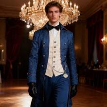 Cosplay Clothing - 24613 Black Bow Tie and Tailcoat - View 4