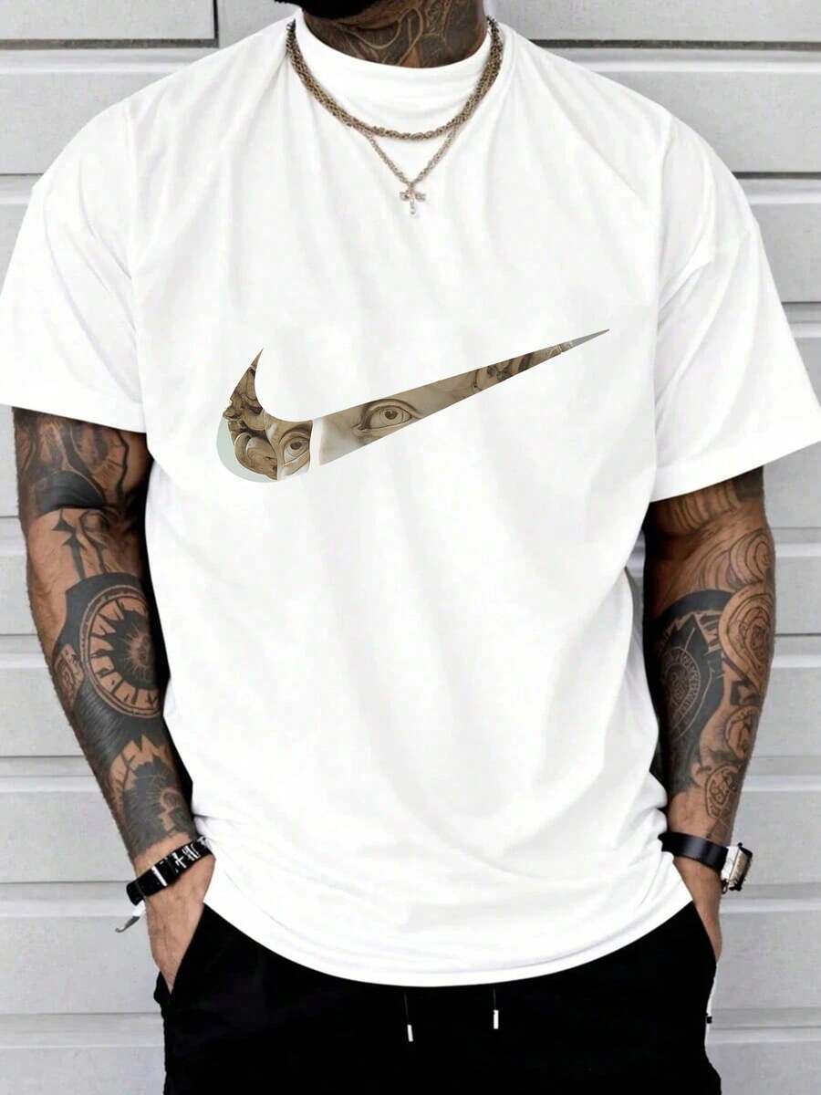 Men T-Shirts - 白色 - 查看 1