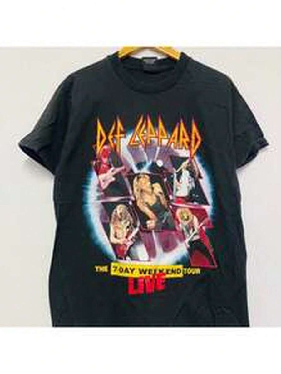 Vintage 90s Adrenalize Tour 1992 Music T1S1Hirt