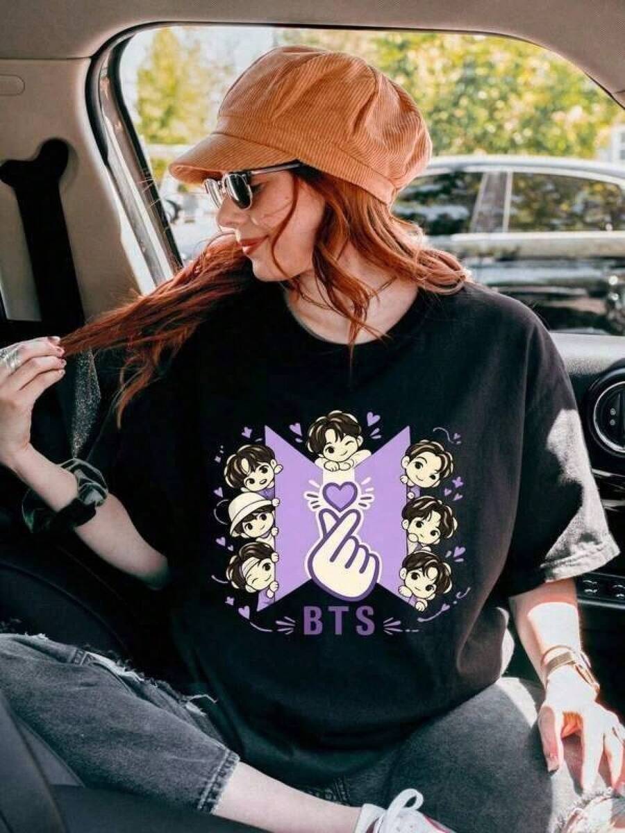 Women T-Shirts - Black - View 1