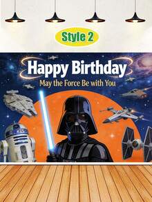 Hasbro 这款色彩鲜艳的主题生日背景横幅，以标志性人物、星舰和喜庆的“生日快乐”字样为特色。采用轻便耐用的面料制成，并采用防褪色、高清印刷技术，这款抗皱背景横幅易于悬挂和重复使用。 - Silver-2pcs - 查看 16