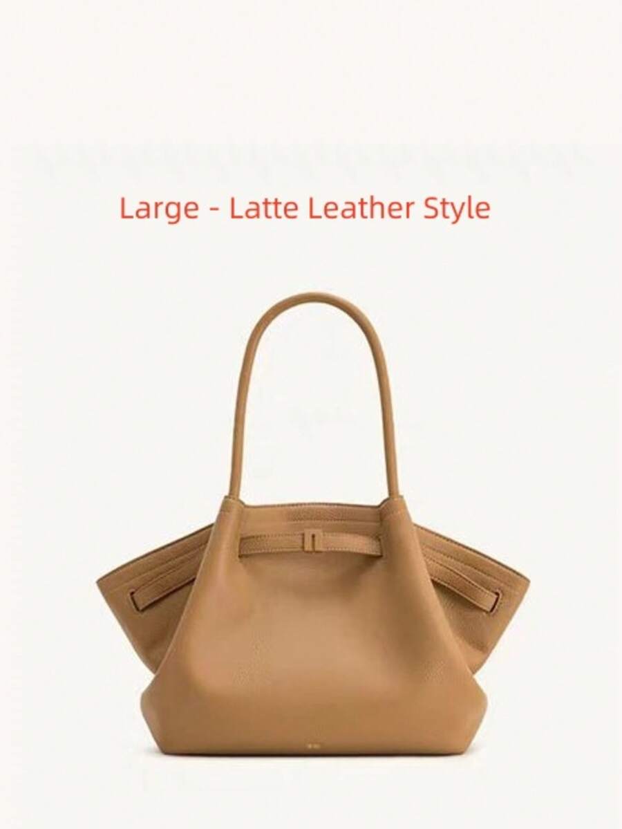 Bolso de playa grande con capacidad de JW PE para primavera/verano con diseño de concha marina Hana, versátil para ir al trabajo/commute, bolso de hombro, bolso multifuncional tipo dumpling para compras, viajes a la playa