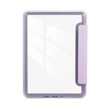 Ốp bảo vệ máy đọc sách điện tử cho Kindle (Thế hệ thứ 11 - Ra mắt năm 2024) (6 inch), Kindle Paperwhite thế hệ thứ 11 năm 2021, Kindle Paperwhite thế hệ thứ 12 năm 2024. Mặt lưng TPU trong suốt siêu mỏng với chức năng tự động bật/tắt màn hình thông minh. - Màu tím hoa cà - Xem 6