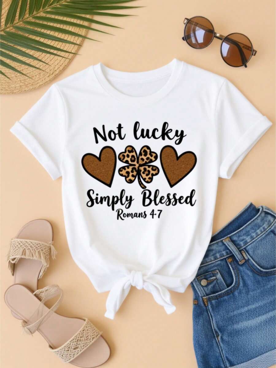 Una camiseta de manga corta blanca de mujer con cuello redondo, perfectara el uso casual de verano. Es suave y transpirable, adecuado para casa, vies y - un regalo i para el Día de la Madre y lascua, con moda cajera de moda y un estilo lindo