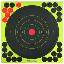 8 Inch Shooting Target Paper, 10/30pcs Self-Adhesive Reactive Splatter Targets Suitable For Shooting Range - Guns, Rifles, Pistols, Airsoft, BB Guns, Air Guns, Air Rifles - Multicolor - View 14