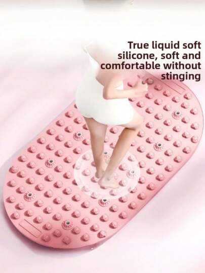 1pc Yoga & Fitness Exercise Mat, Thick Liquid Silicone Massage Foot Pad, Suitable For Jogging, Foot Massage, Home Workout, Indoor/Outdoor Use