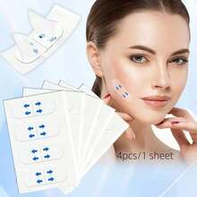 Miếng dán nâng cơ mặt, làm săn chắc vùng mắt, giảm nếp nhăn, làm thon gọn cằm đôi, tạo hình cổ, chống thấm nước, trong suốt, vô hình, nâng cơ tức thì, làm săn chắc da, tạo đường V, miếng dán nâng cơ mặt hình móc tai, unisex, dụng cụ chăm sóc da chống lão hóa, miếng dán nâng cơ mắt, làm săn chắc vùng mắt, nâng cằm đôi, nâng cổ, tạo hình cằm. - Nhiều màu - Xem 10