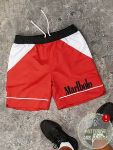 Men's Statement Print Shorts Fashion Designer Patterned Casual Daily Wear Shorts - Nhiều màu - Xem 1