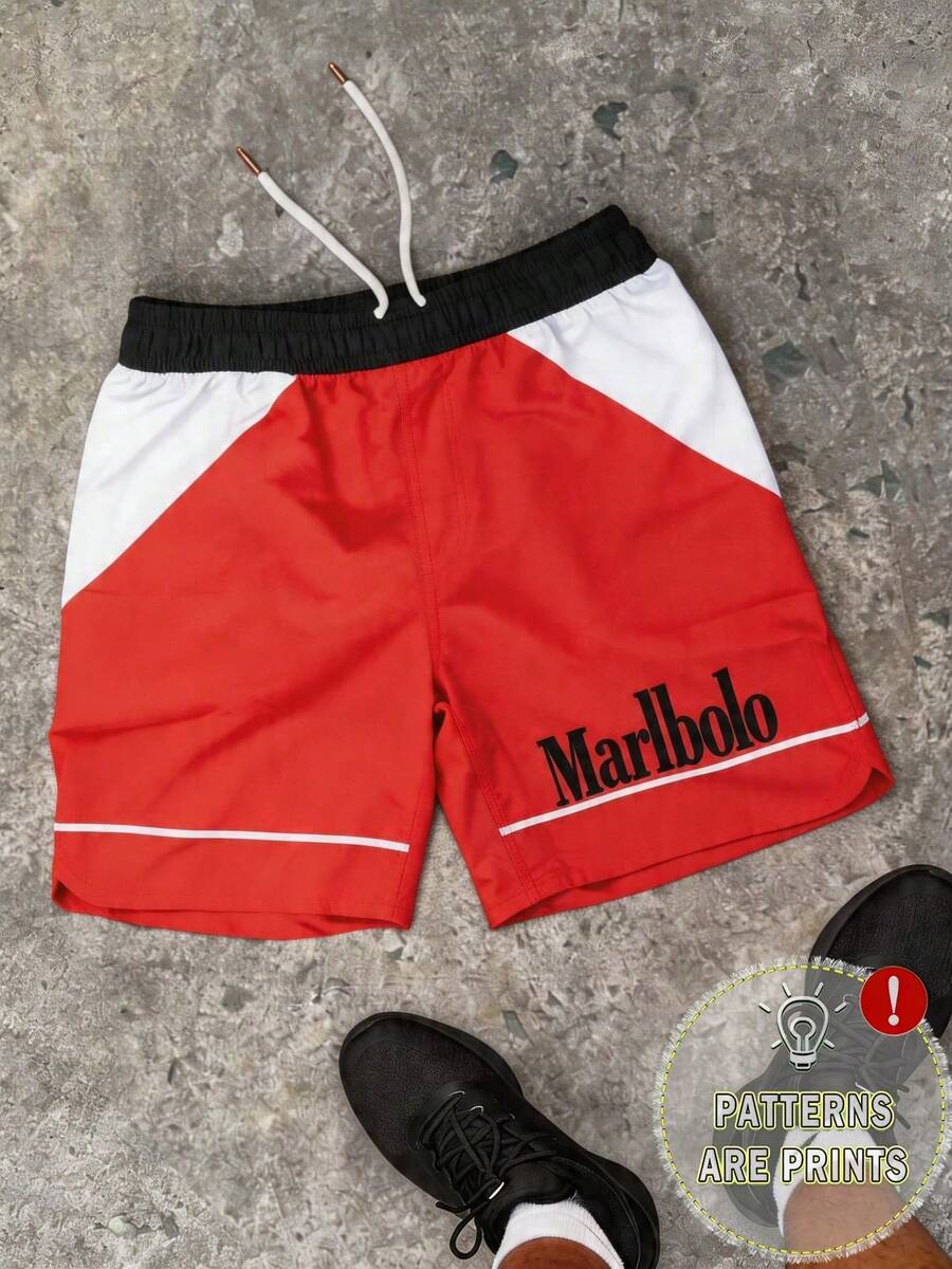 Men's Statement Print Shorts Fashion Designer Patterned Casual Daily Wear Shorts - Nhiều màu - Xem 1