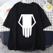 Camiseta Cool Bakugou Katsuki Unisex Verano Casual Personalidad Cuello Redondo Manga Corta Camiseta Moda Streetwear Anime Camisetas Top Ropa de Mujer - Negro - Ver 11