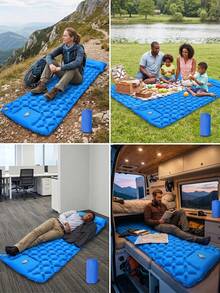 Designed For Outdoor Hiking, This Inflatable Bed Saves Space And Is Easy To Pack-Essential Gear For Hiking And Camping, Equipped With Built-In Air Pump, Quick And Easy Setup, Enhances Outdoor Sleep Quality - A - View 18