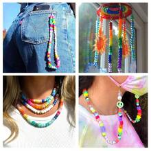 Approx. 200pcs (Loose Beads) / 480pcs (Set Box) / 1920pcs (4-Piece Set Box) + 1 Box Of Letter Beads, Horse Beads, Barrel Beads, Kandi Beaded Bracelet Jewelry Making Kit, For Handmade DIY Bracelets, Necklaces, Earrings, Bracelets, Jewelry, Crafts, Gifts (Random Colors) - Multicolor - View 6