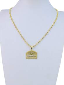 1件镀金《最后的晚餐》吊坠，配24英寸项链，适合日常佩戴和送礼。 - Necklace - 查看 2