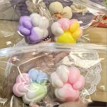 新品热销！猫爪慢回弹软萌玩具，高级精致果冻蜡凝胶捏捏乐，鲷鱼烧造型，柔软硅胶减压解压玩具，可爱动物爪捏捏乐，萌系减压玩具，青少年成人派对生日节日送礼佳品 - 彩色 - 查看 6