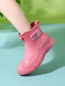 Men Rain Footwear - Pink - View 4