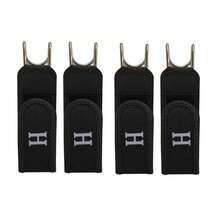4 Packs Buckle-Free Belt Hooks, Buckle-Free Elastic Belt,  Adjustable Invisible Belt Buckle-Free System,  Belt Loop Attachment - Stainless Steel Buckle - View 14