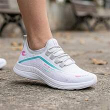 Women's Valente Walking Gym Training Shoes Promotion - 白色 水綠色 - 查看 1
