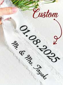 Customized Cute Butterfly Wedding Veil, Customized Wedding Veil, Customized Bridal Veil With Text. Customized Bride-To-Be Name Bowknot Veil. - Multicolor - View 7