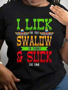 Me lame la sal, me trago el tequila y me chupo la lima. Camiseta de Fiesta Mexicana para Celebración del Cinco de Mayo. Es una camiseta perfecta para regalar a amigos y familiares en cualquier día festivo u ocasión especial, ideal para el verano. - Negro - Ver 7